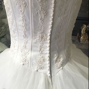 White wedding gown sz.20